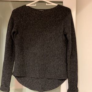 EXPRESS SWEATER, GRAY, SIZE XS